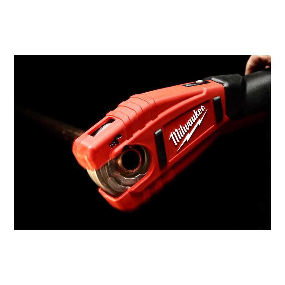 MW M12 12-Volt Lithium-Ion Cordless Copper Tubing Cutter Kit WFree M12 1.5 Ah Battery (2-Pack) 2471-21-48-11-2411