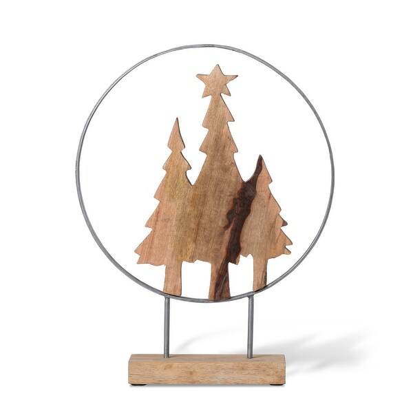 Hand Carved Christmas Tree Sculpture