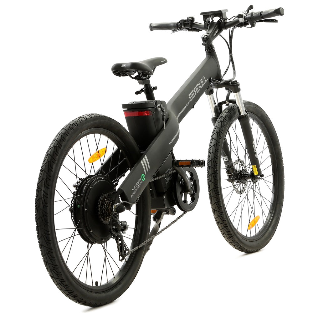 Ecotric Seagull 1000W Brushless Motor For Long Life Span and Efficiency - Versatile Electric Mountain Bike For Commuters, Campers, Leisure Riders