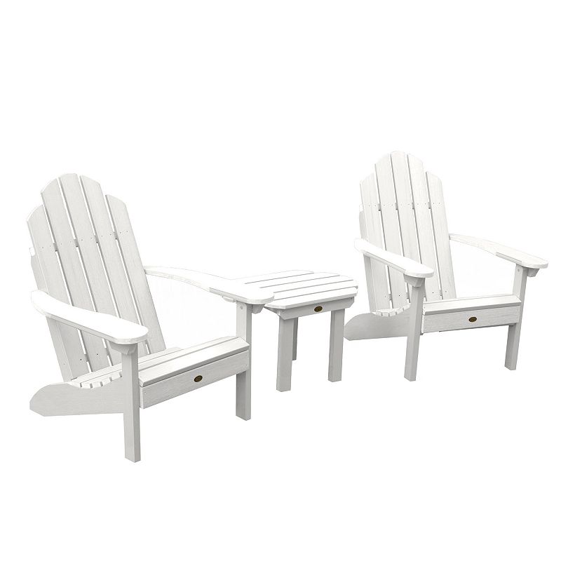 Highwood Westport Adirondack Chairs with Side Table