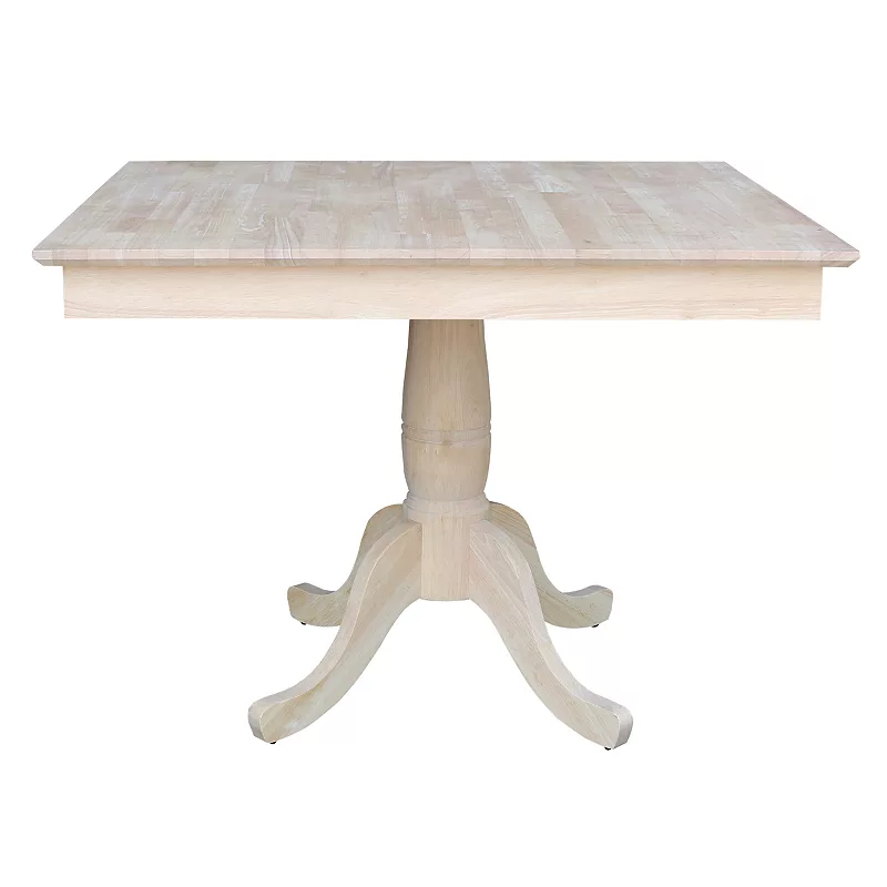 International Concepts Square Pedestal Dining Table