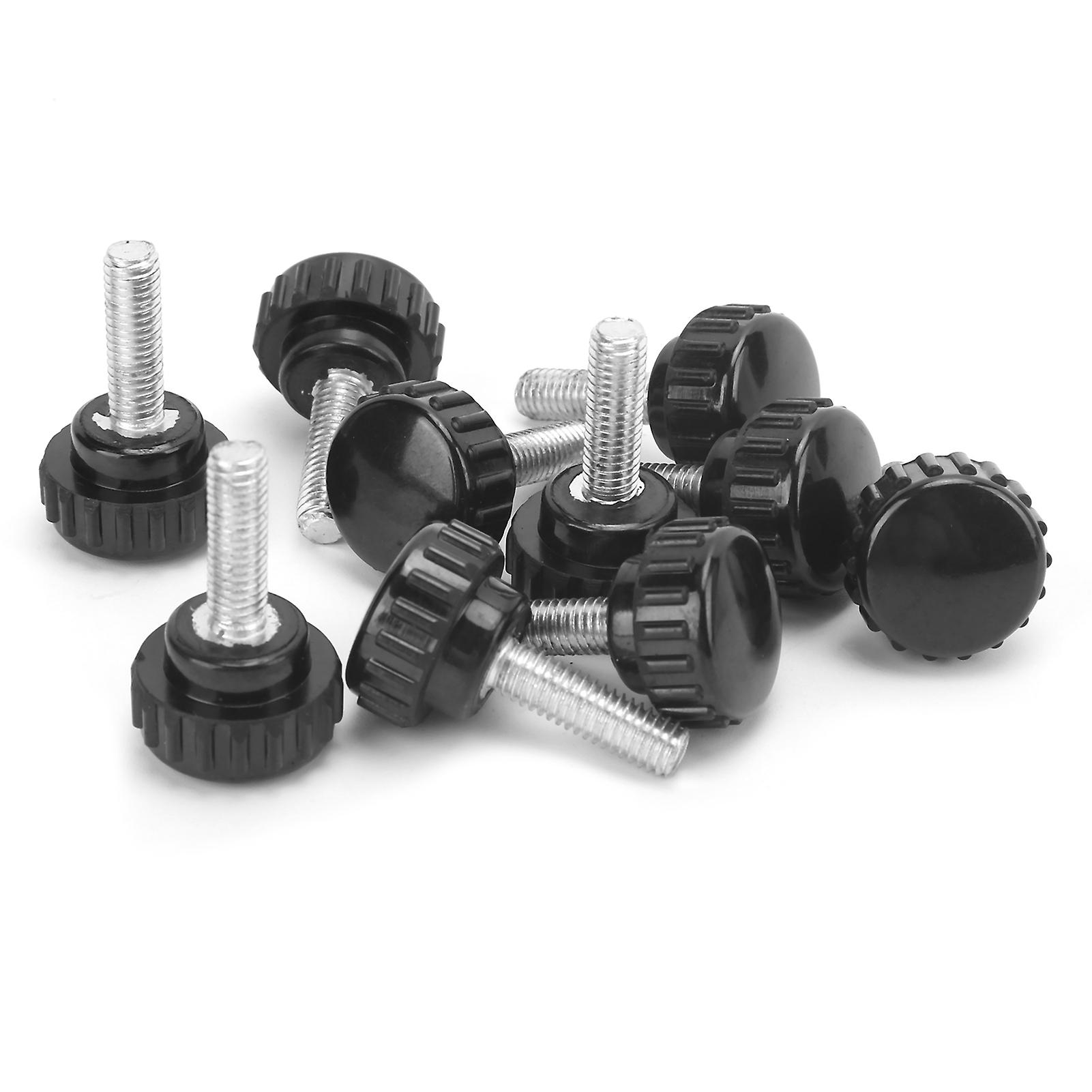 10pcs Clamping Knob Jig Bolt Lathe Hand Grip Twist Nut Straight Thread Locking Handle M6x20x20