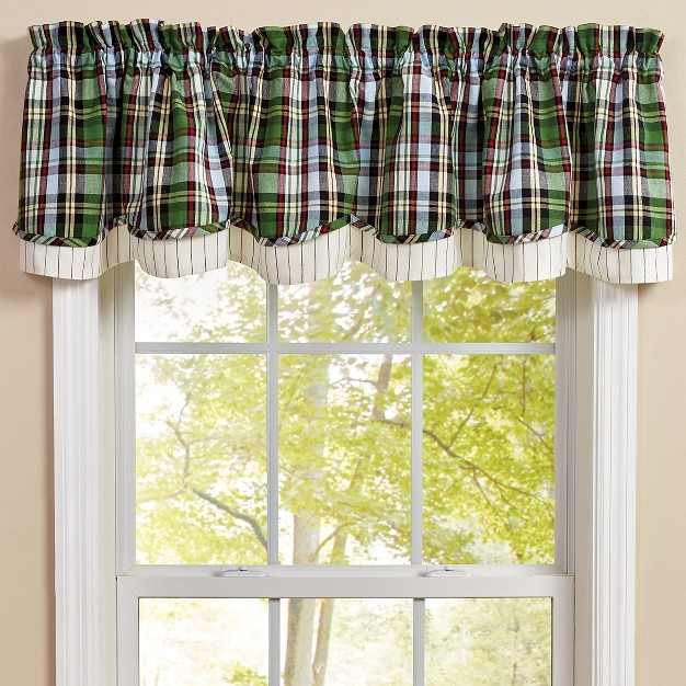 Park Designs Happy Trails Lined Layered Valance 72 X 16