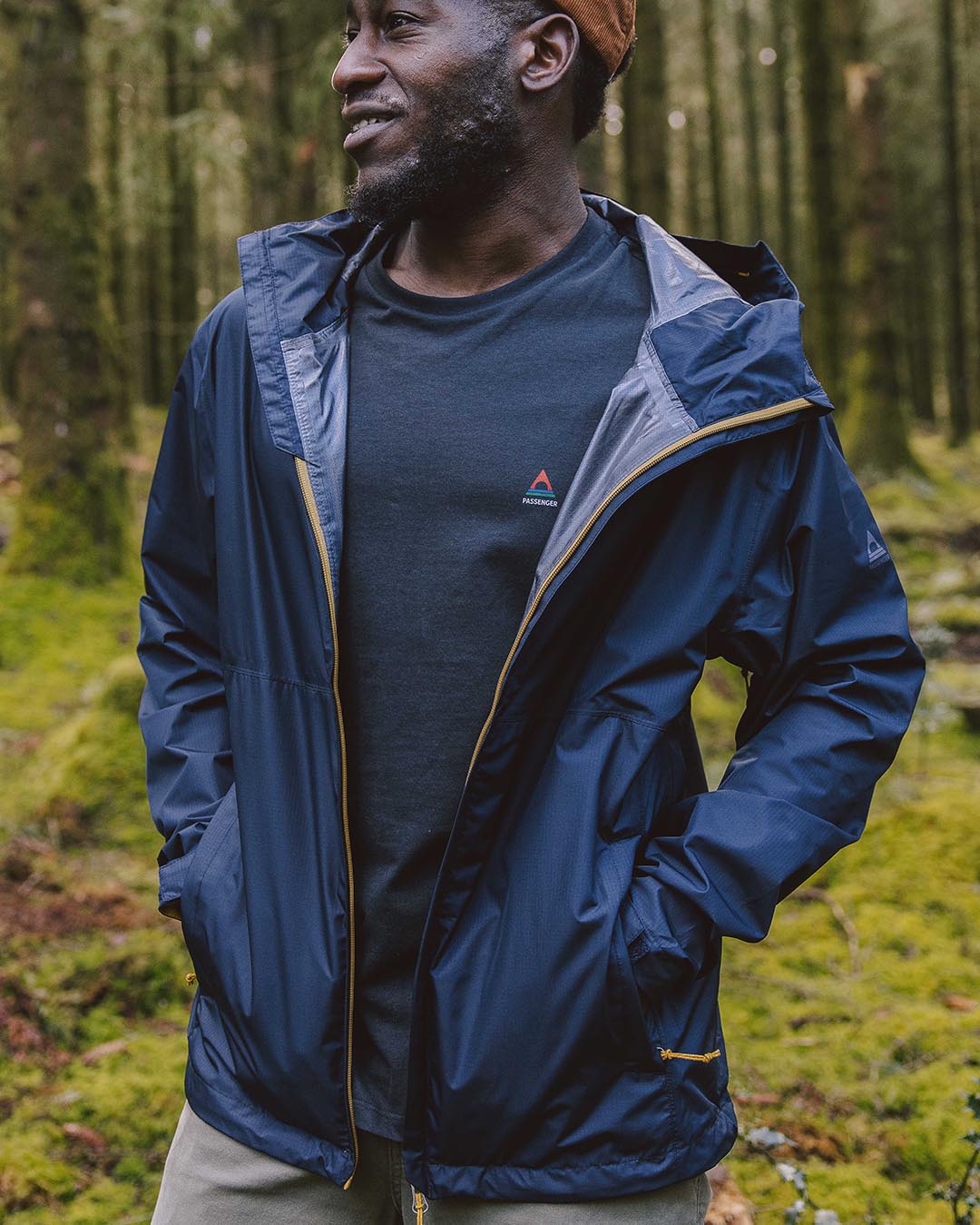 Echo Recycled Water Resistant Jacket - Deep Navy