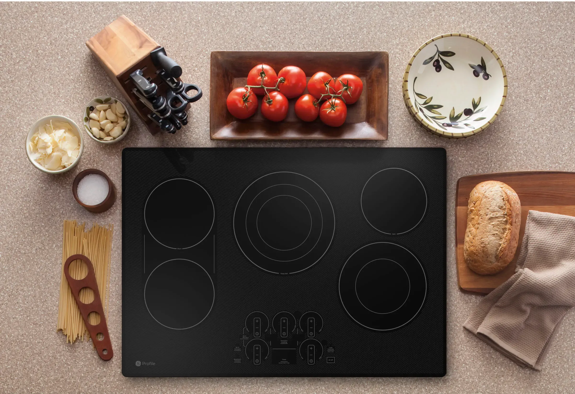 GE Profile Electric Cooktop PEP9030STSS