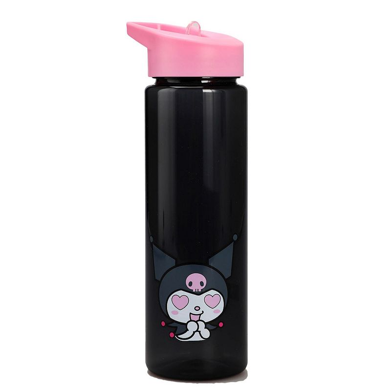 Sanrio Kuromi Heart Eyes Spill-Proof Water Bottle