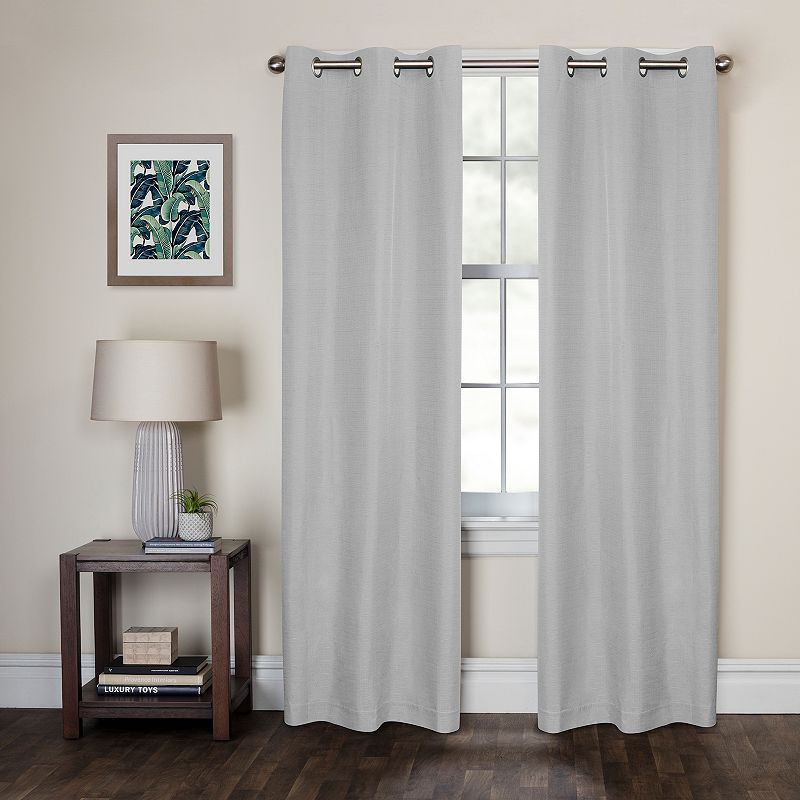 Zenna Home Smart Curtains Kelsey Light Zero 100% Blackout 2-panel Window Curtain Set