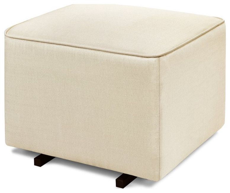 Davinci Universal Gliding Ottoman in Natural Oat   Transitional   Footstools And Ottomans   by Homesquare  Houzz