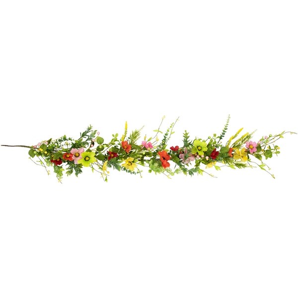 Poppy and Eucalyptus Spring Garland