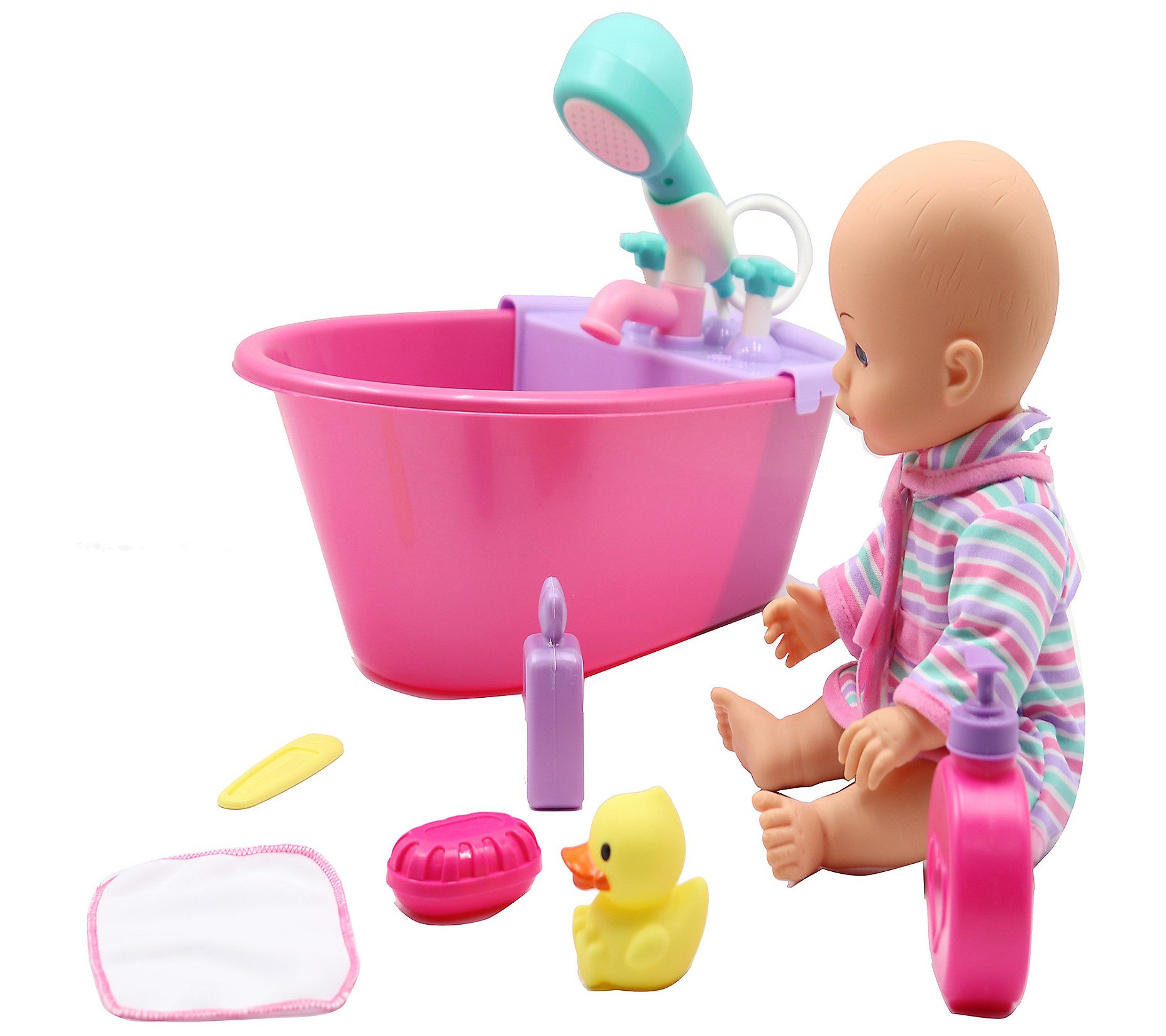 Gi-go Toy Dream Collection Bath Time Fun Set w 14 Baby Doll