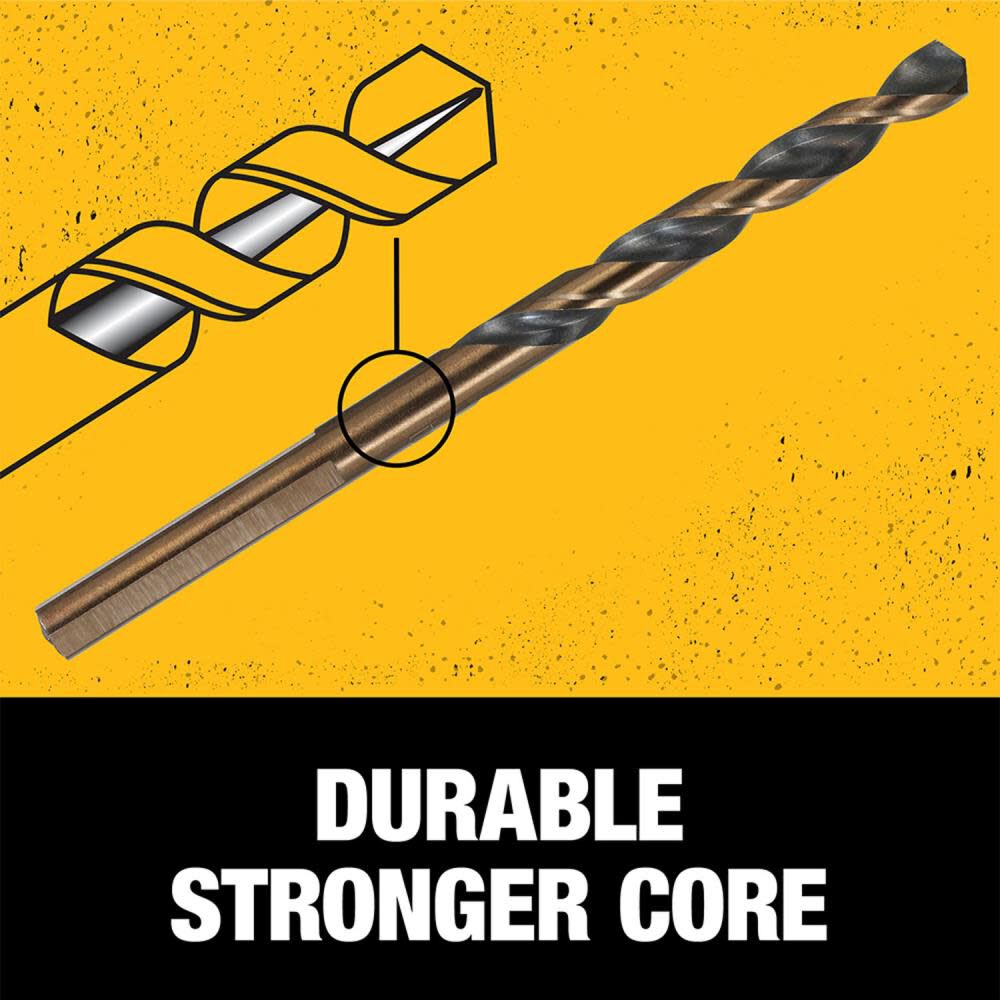 DEWALT 7/32-in Black Oxide Drill Bit DW1114 from DEWALT