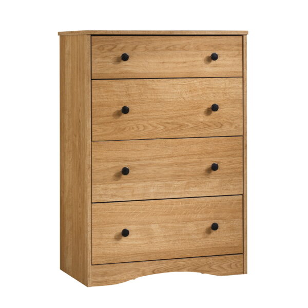 4-Drawer Dresser， Highland Oak Finish