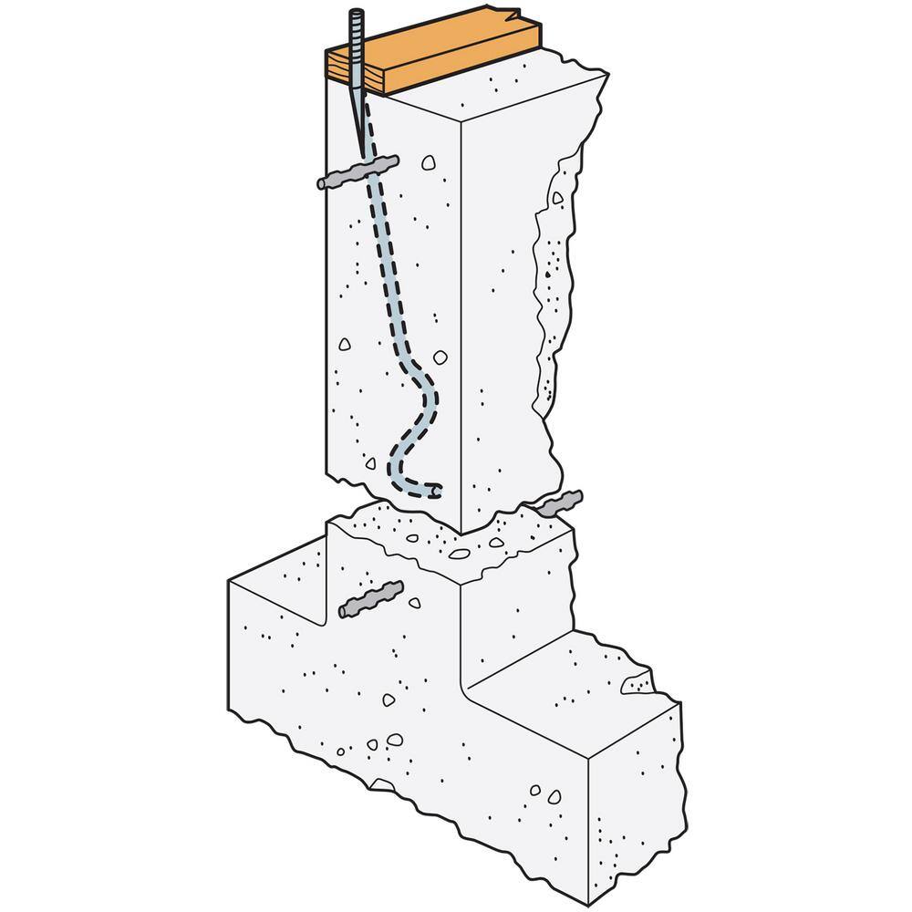 Simpson Strong-Tie SSTB 58 in. x 25-58 in. Anchor Bolt SSTB24