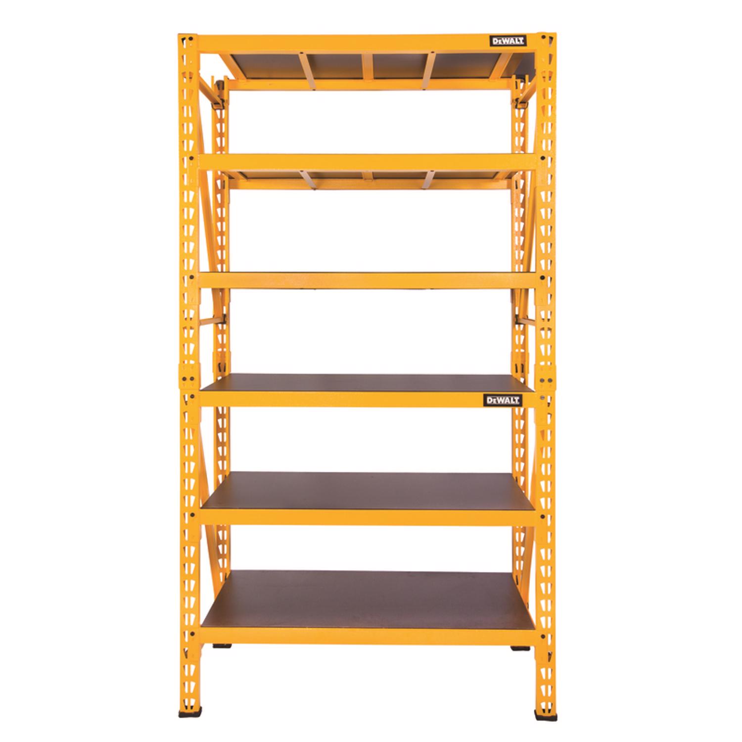 DW 48 in. H X 50 in. W X 18 in. D Yellow Steel Storage Rack