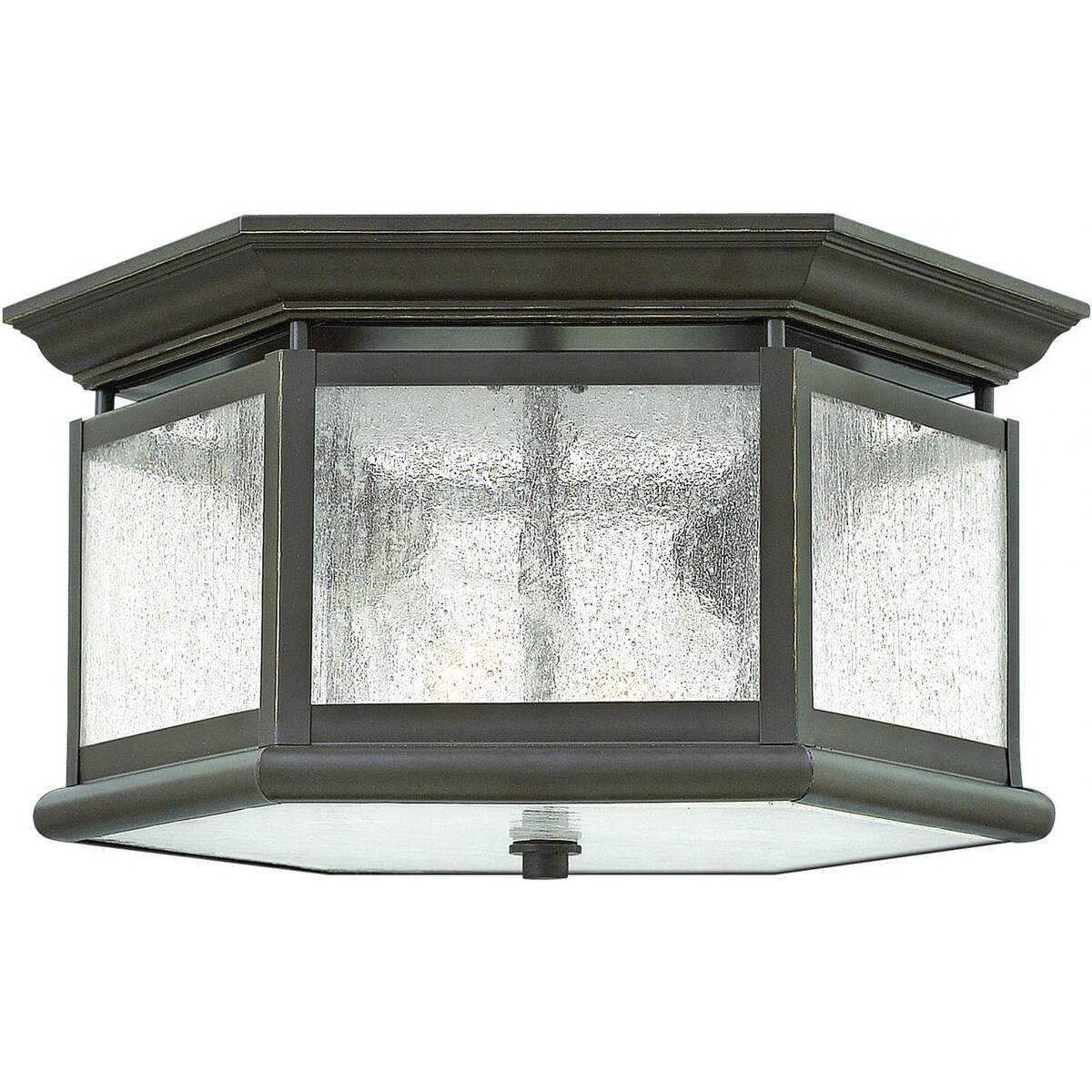 Hinkley Lighting Edgewater Two Light 13-Inch Outdoor Ceiling Light