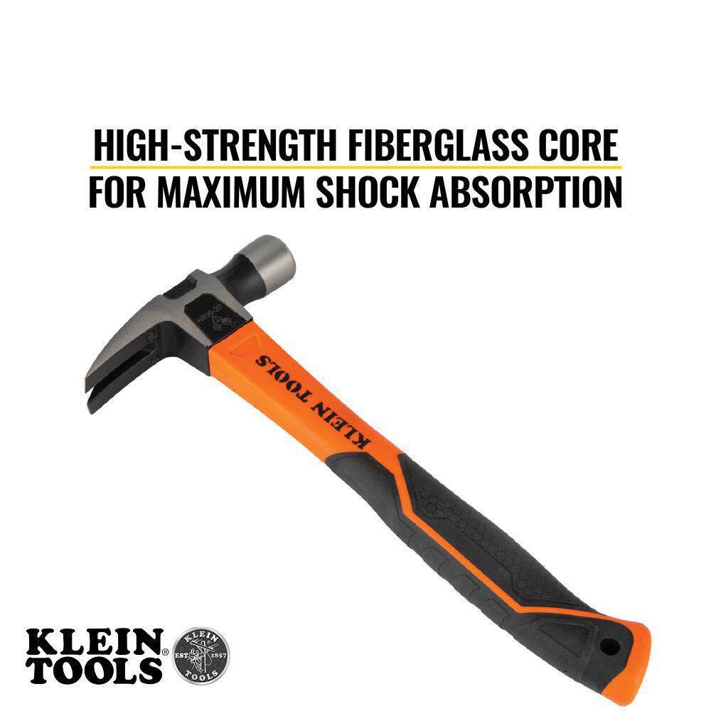 Klein Tools Straight-Claw Hammer 16-Ounce 13 in. H80816