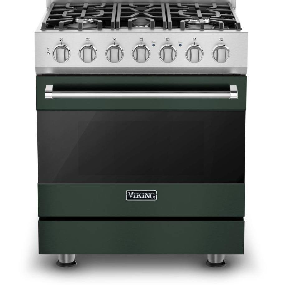 Viking 30-inch Freestanding Gas Range with ProFlow Convection Baffle RVGR3302-5BBFLP