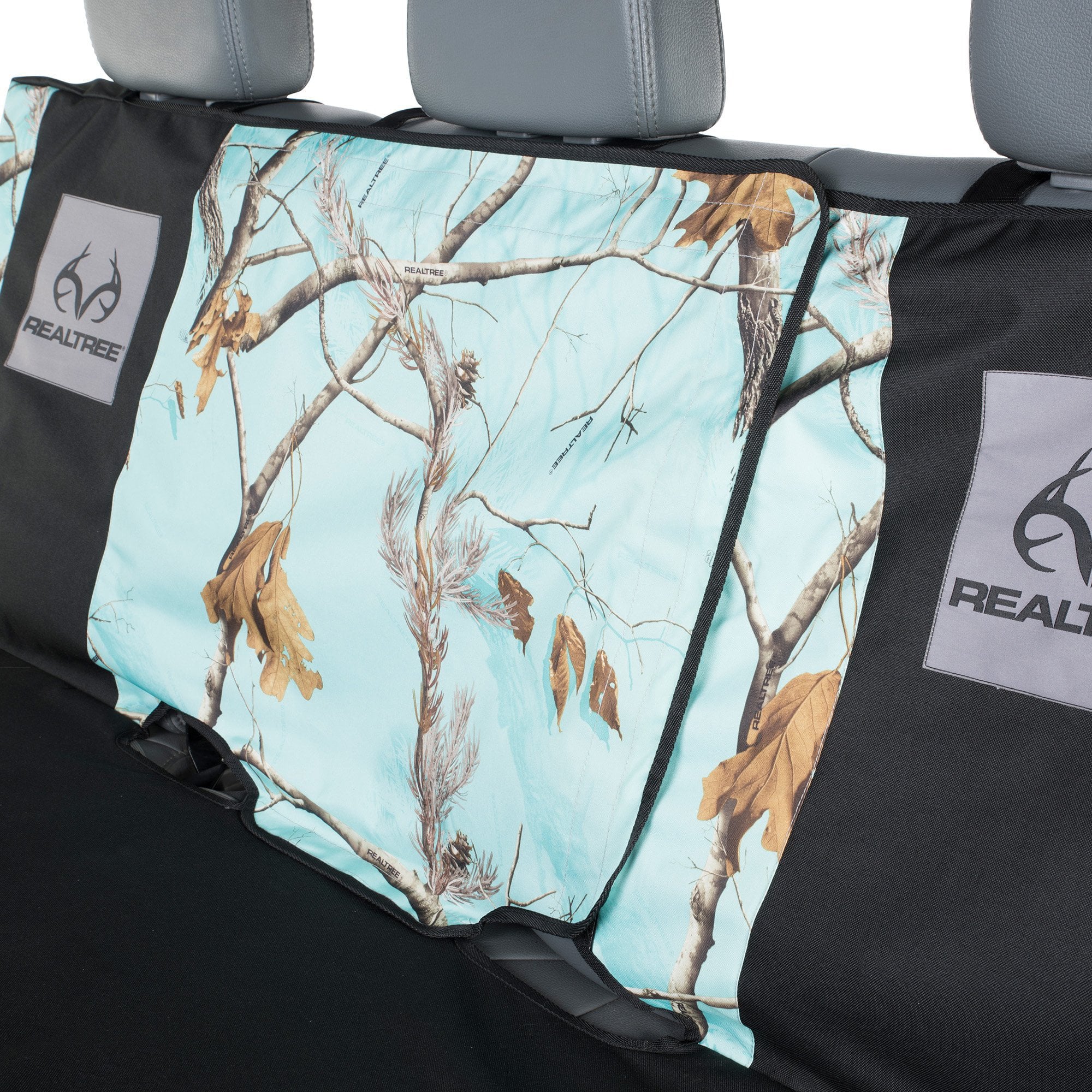 Realtree Edge Camo Mint Antler Logo Low Back Seat Cover