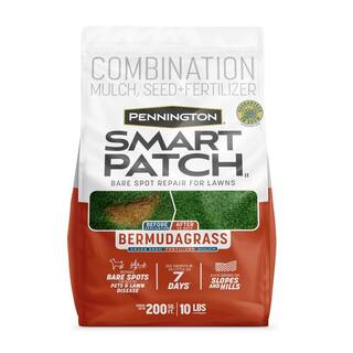 Pennington 10 lbs. Smart Patch Bermuda Grass Seed with Mulch Fertilizer 100545667