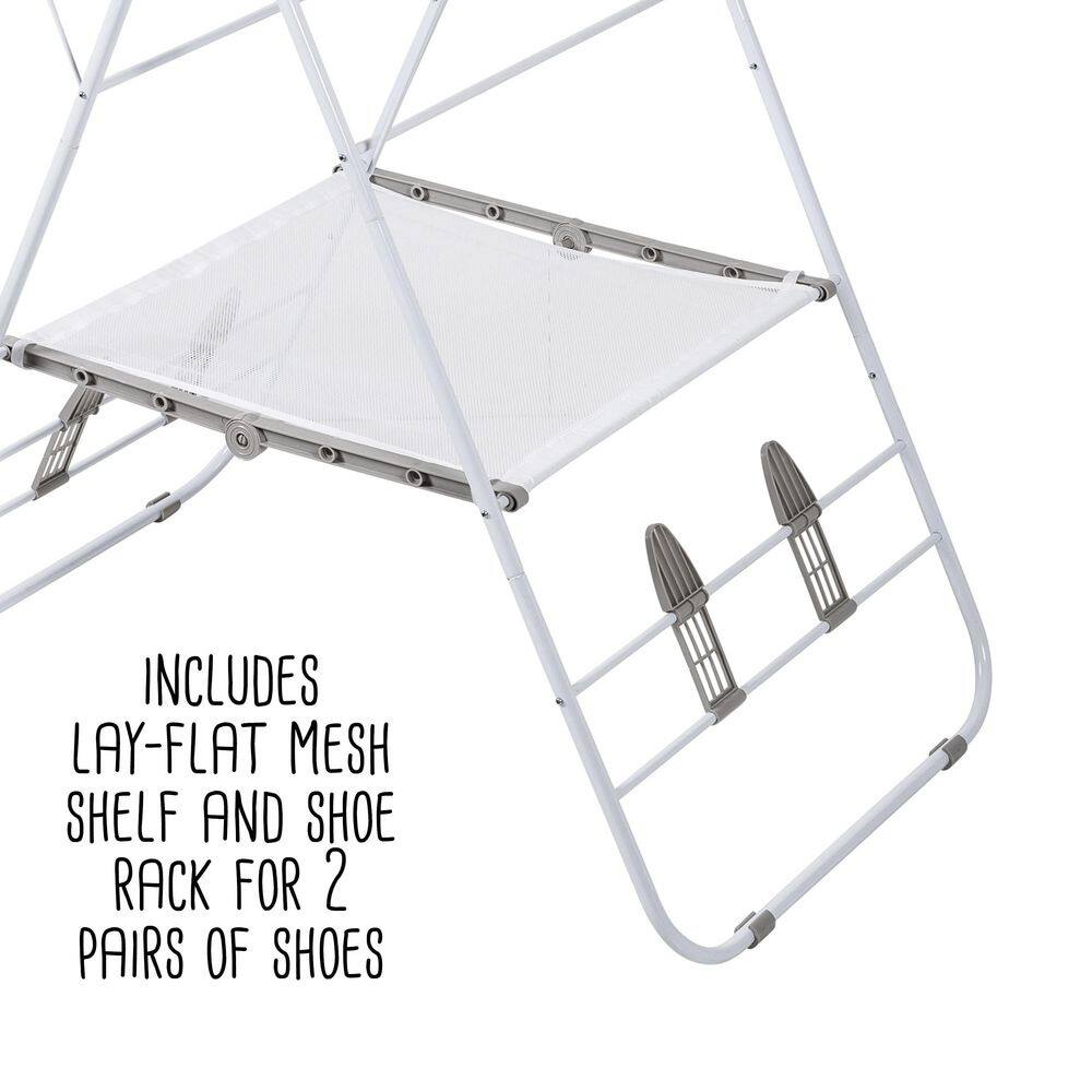 Honey-Can-Do Large Expandable and Collapsible Gullwing Clothes Drying Rack DRY-09805