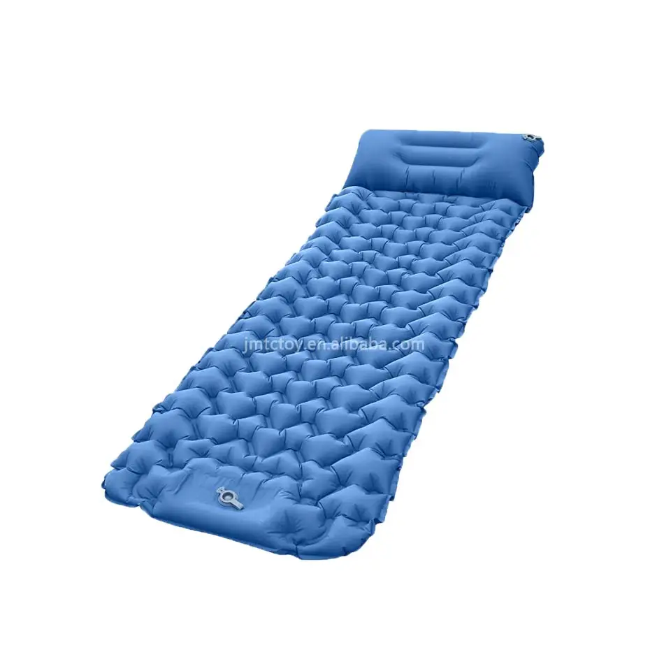 Air camping mattress sleeping mats Built in Foot Pump Inflatable camping mat