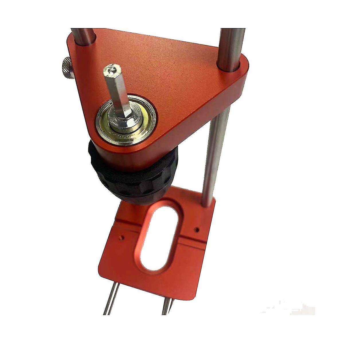 Auto- Drill Template Guide Tool Woodworking Drill Locator Aluminum Hole Drill Guide Dowel Jig