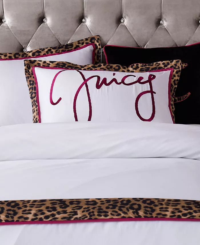 Juicy Couture Regent Leopard 3-Pc. Comforter Set， Queen