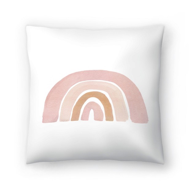 Rainbow By Tanya Shumkina Throw Pillow Americanflat Minimalist Boho