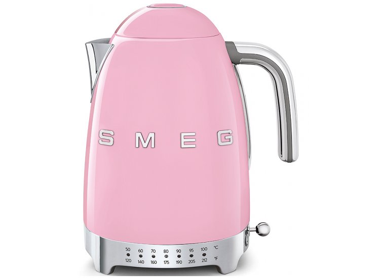 Smeg 50's Retro Style Pink Variable Temperature Kettle