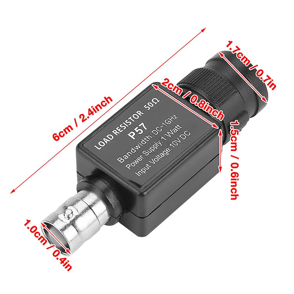 P57 50ohm Black Bnc To Bnc Female 50ky Q9 Adapter  Connector Accessories