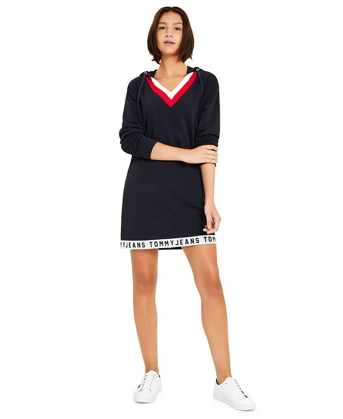 Women's Hooded Sweatshirt Dress