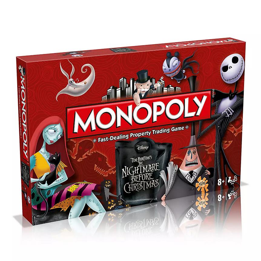 The nightmare before christmas monopoly board game