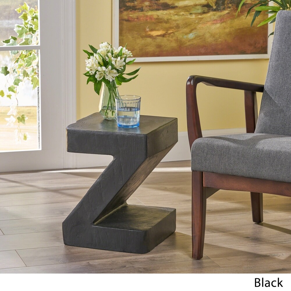 DeAngelo Light Weight Concrete Side Table by Christopher Knight Home