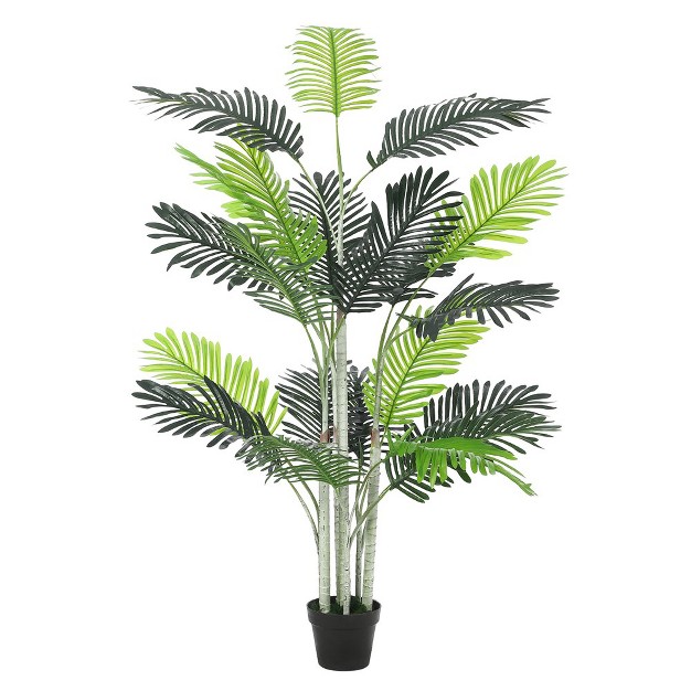 Artificial Palm Tree， 4.7 Feet Fake Tropical Paradise Palm Plant