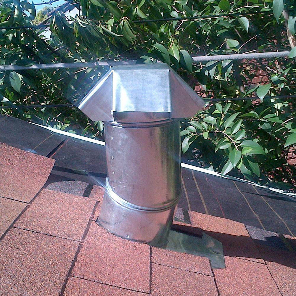 Gibraltar Building Products 8 in. Adjustable Pitch Galvanized Steel Pipe Flashing JACK8GZ