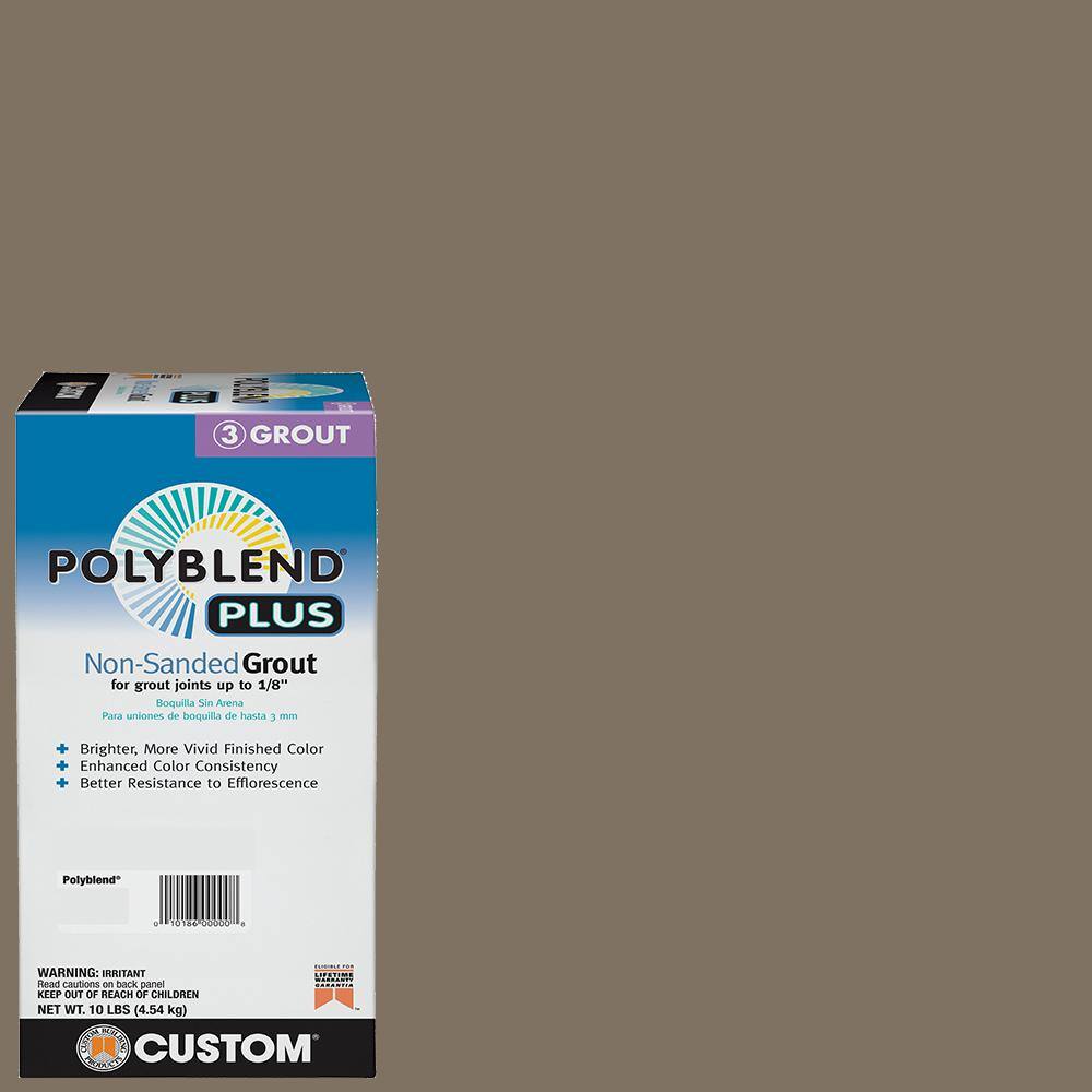 Custom Building Products Polyblend Plus #541 Walnut 10 lb. Unsanded Grout PBPG54110