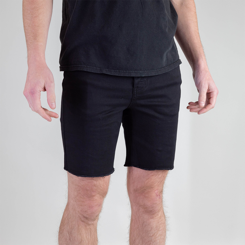 Stretch Jorts - Pure Black by Handup Gloves