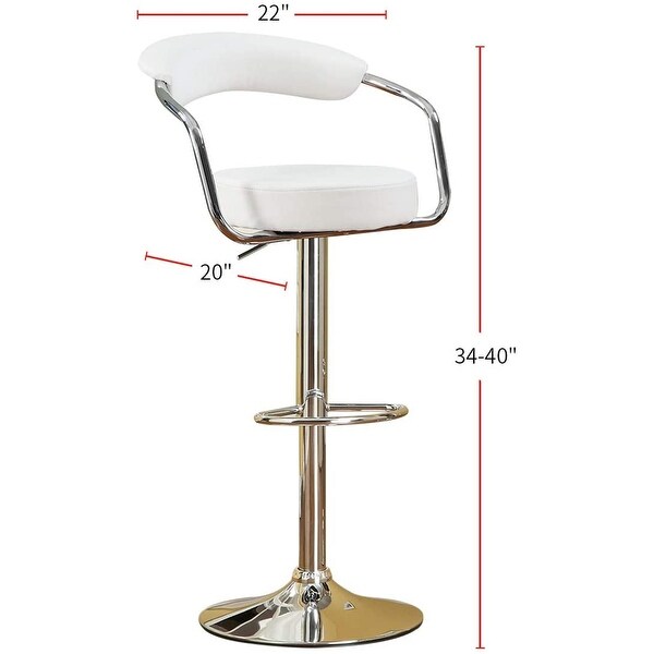 Contemporary Style Bar Stool Counter Height Chairs Set of 2