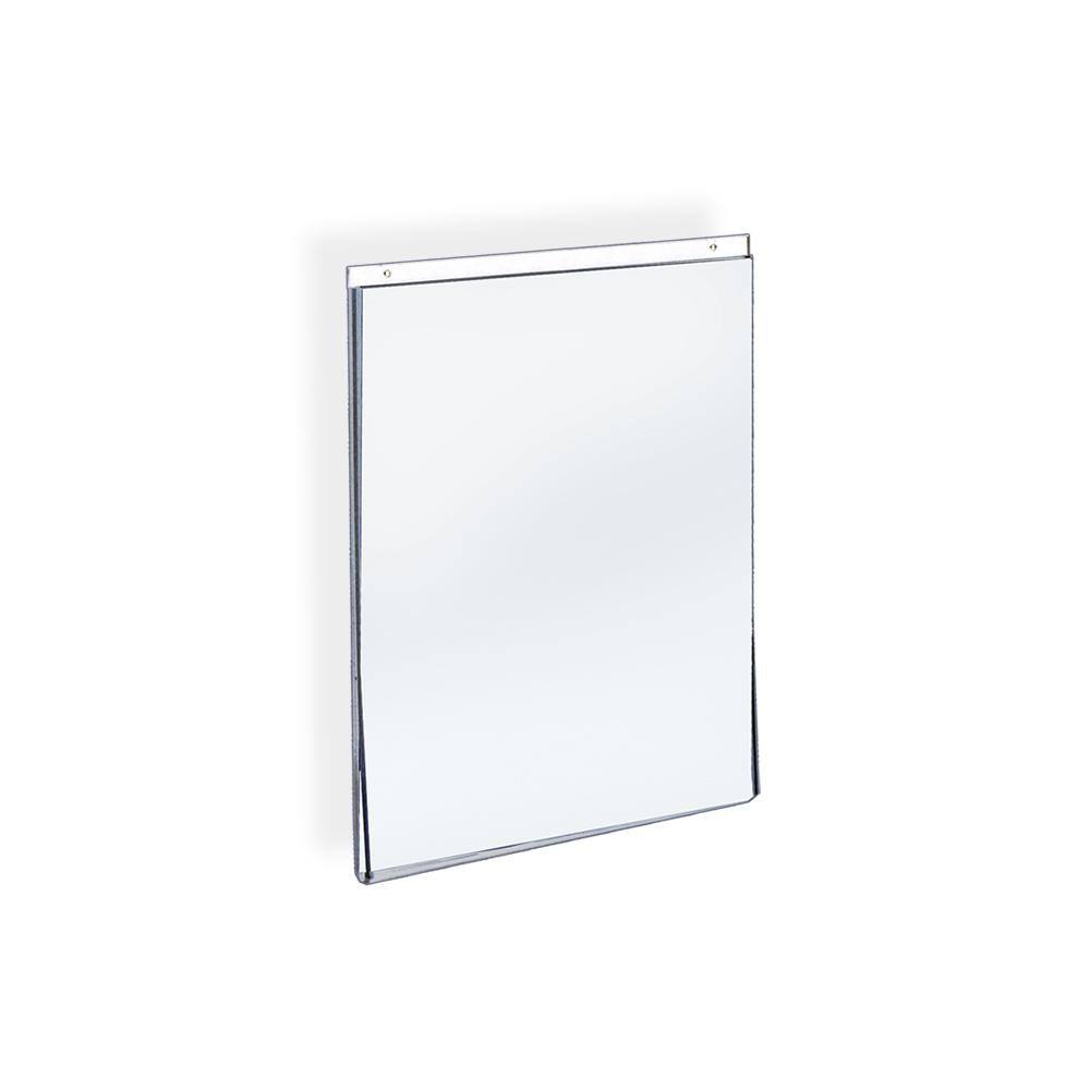 Azar Displays U-Frame 8 in. H x 11 in. W Wall Mounted Clear Polished (10-pack) 162714