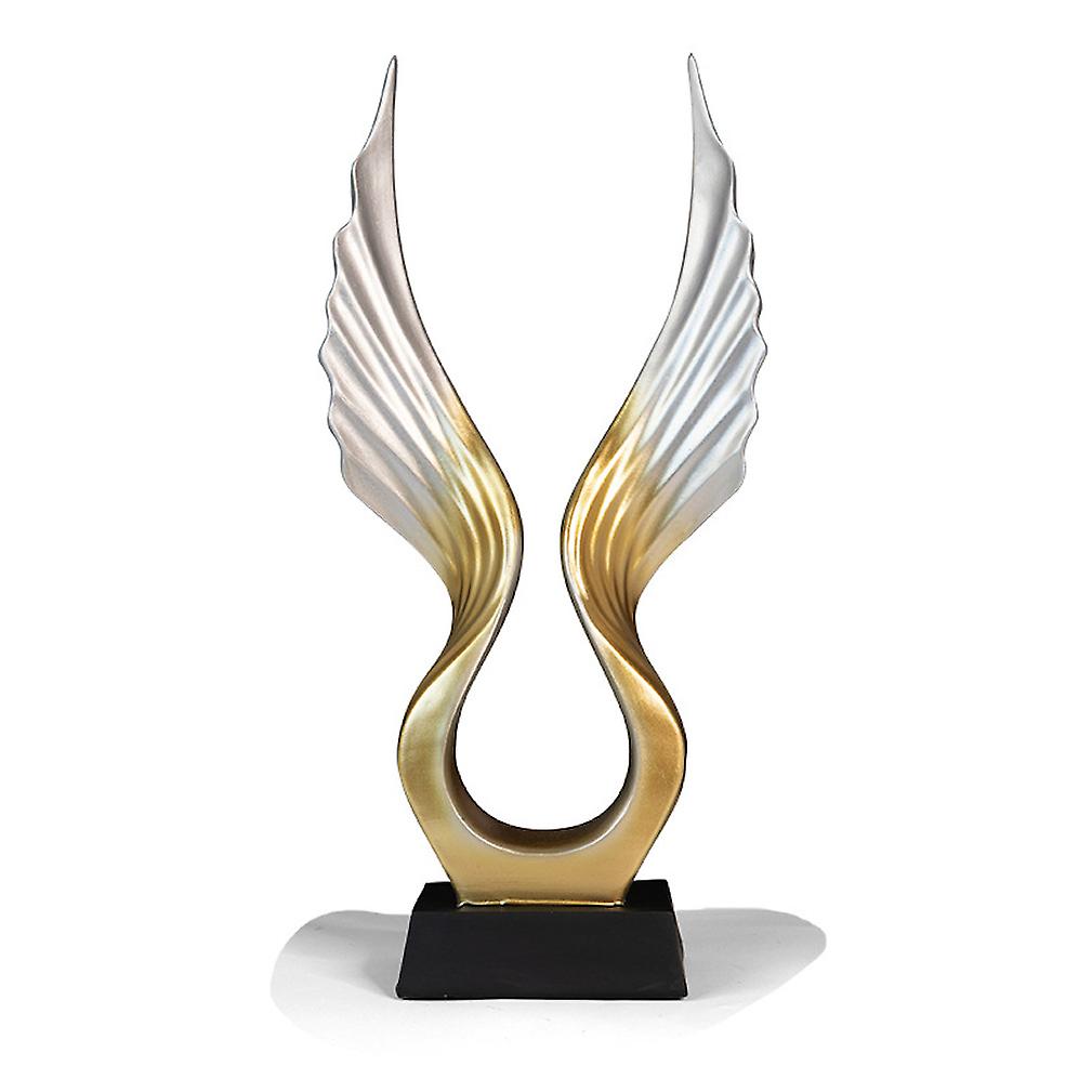 Wings Resin Handicraft Figurine Sculpture Statue For Home Desktop Decoration Handicraft Bookshelf Ornaments