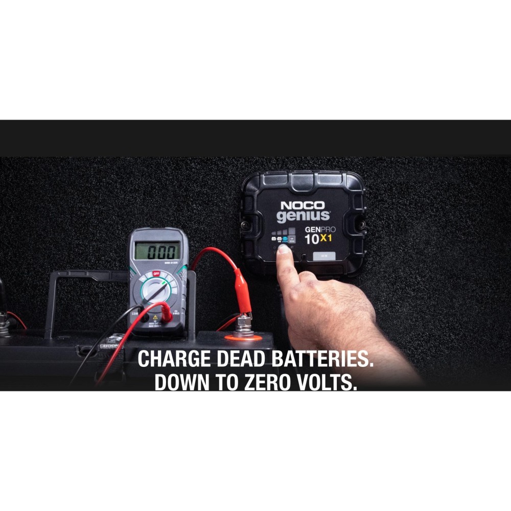 Noco Battery Charger 12V 10A Fully Automatic Waterproof On Board ;