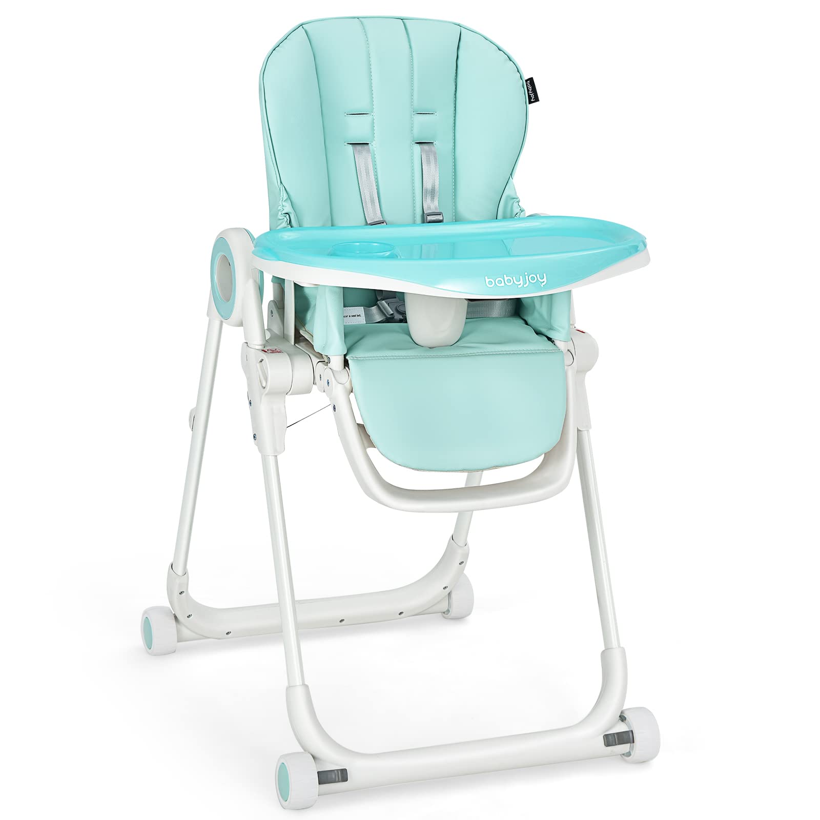 Costzon High Chair for Babies & Toddlers, Foldable Highchair