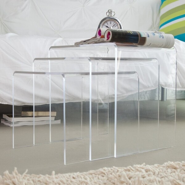 Transparent Acrylic Nesting Tables