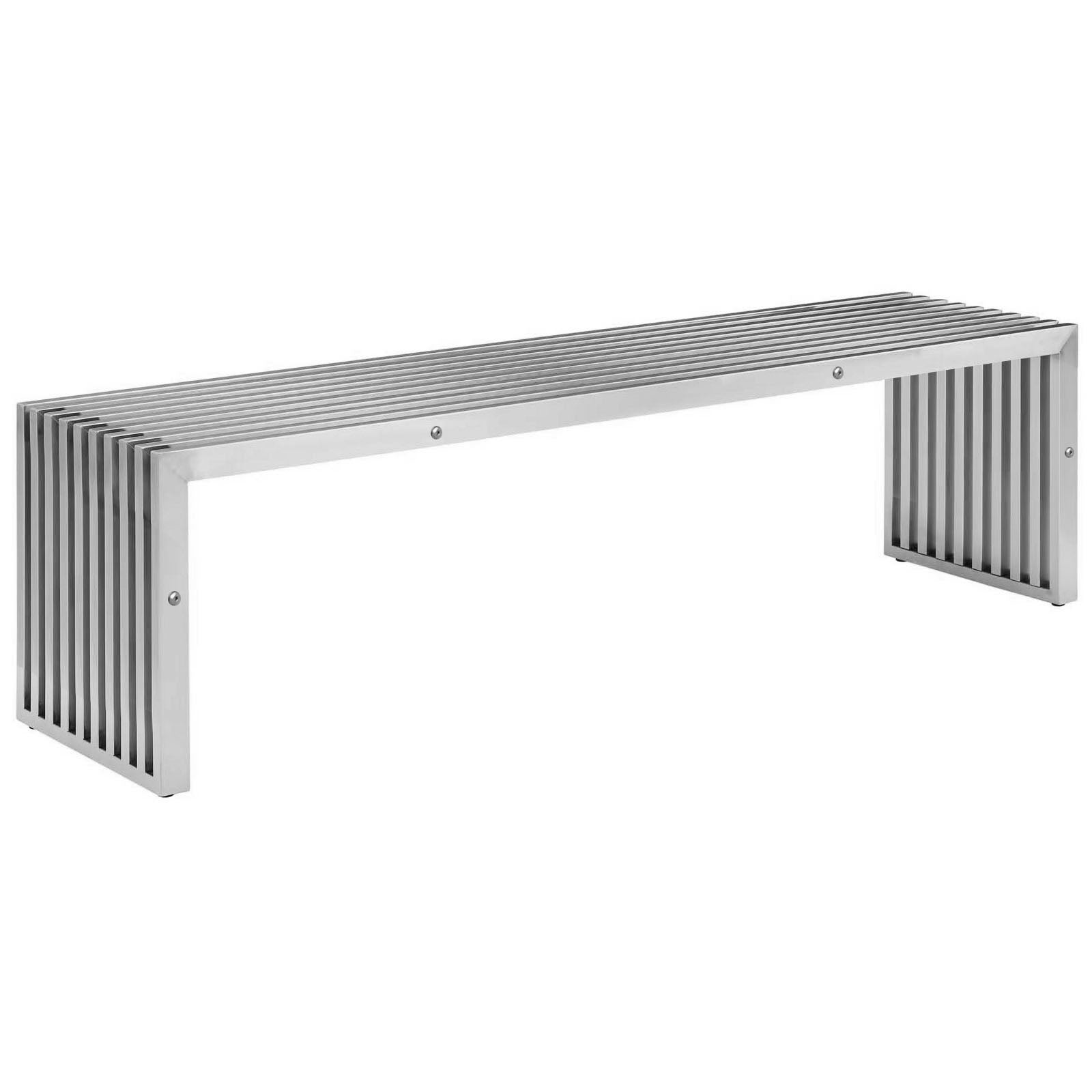 Mid Century Stainless Bench Psh-48-C