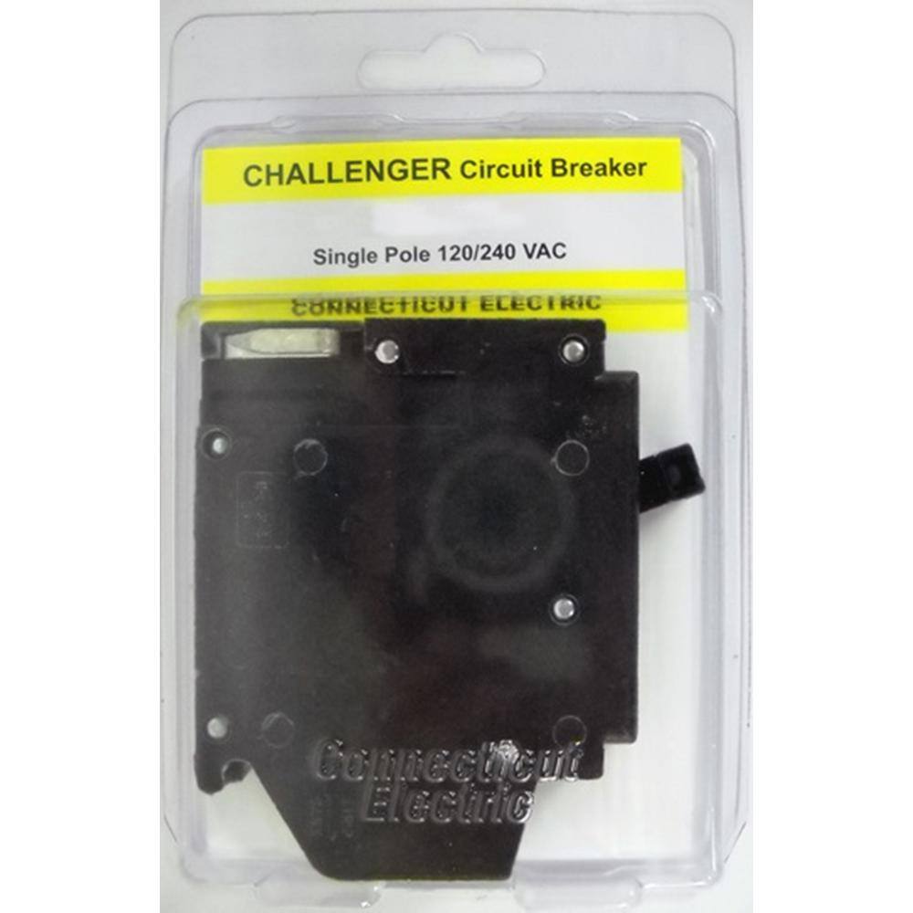 Connecticut Electric New VPKA Thin 20 Amp 12 in. 1-Pole Challenger Type A Replacement Circuit Breaker VPKA120