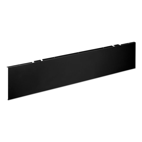 HON Universal Modesty Panel， 38w x 0.13d x 9.63h， Black