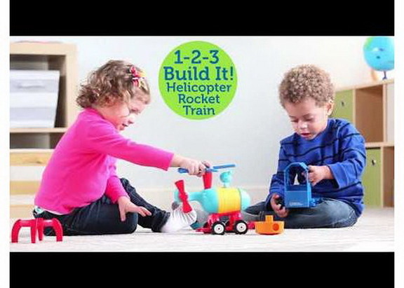 Learning Resources LER2859 1 2 3 Build It!  153R...