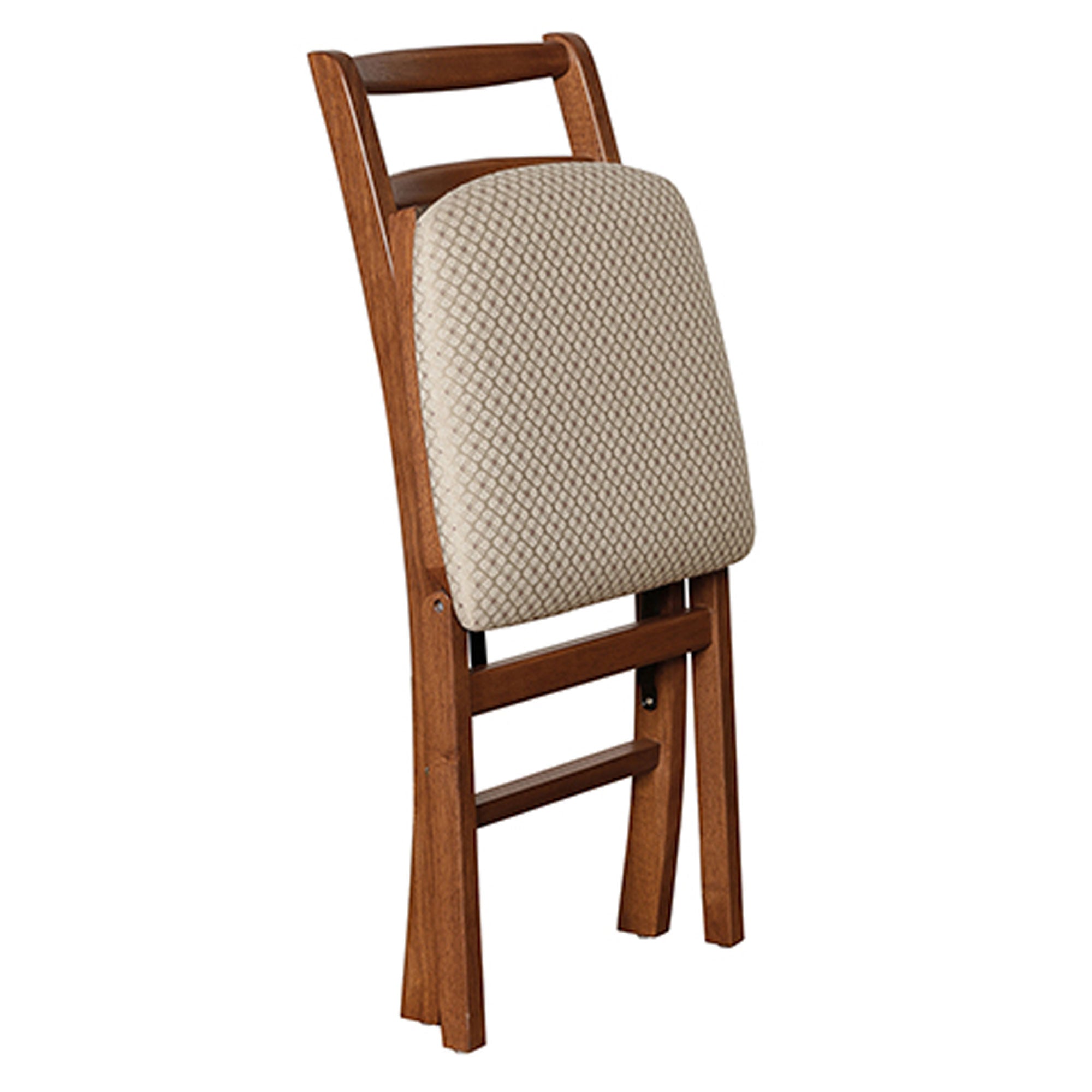 Stakmore Shaker Ladderback Upholstered Folding Chair - Set of 2