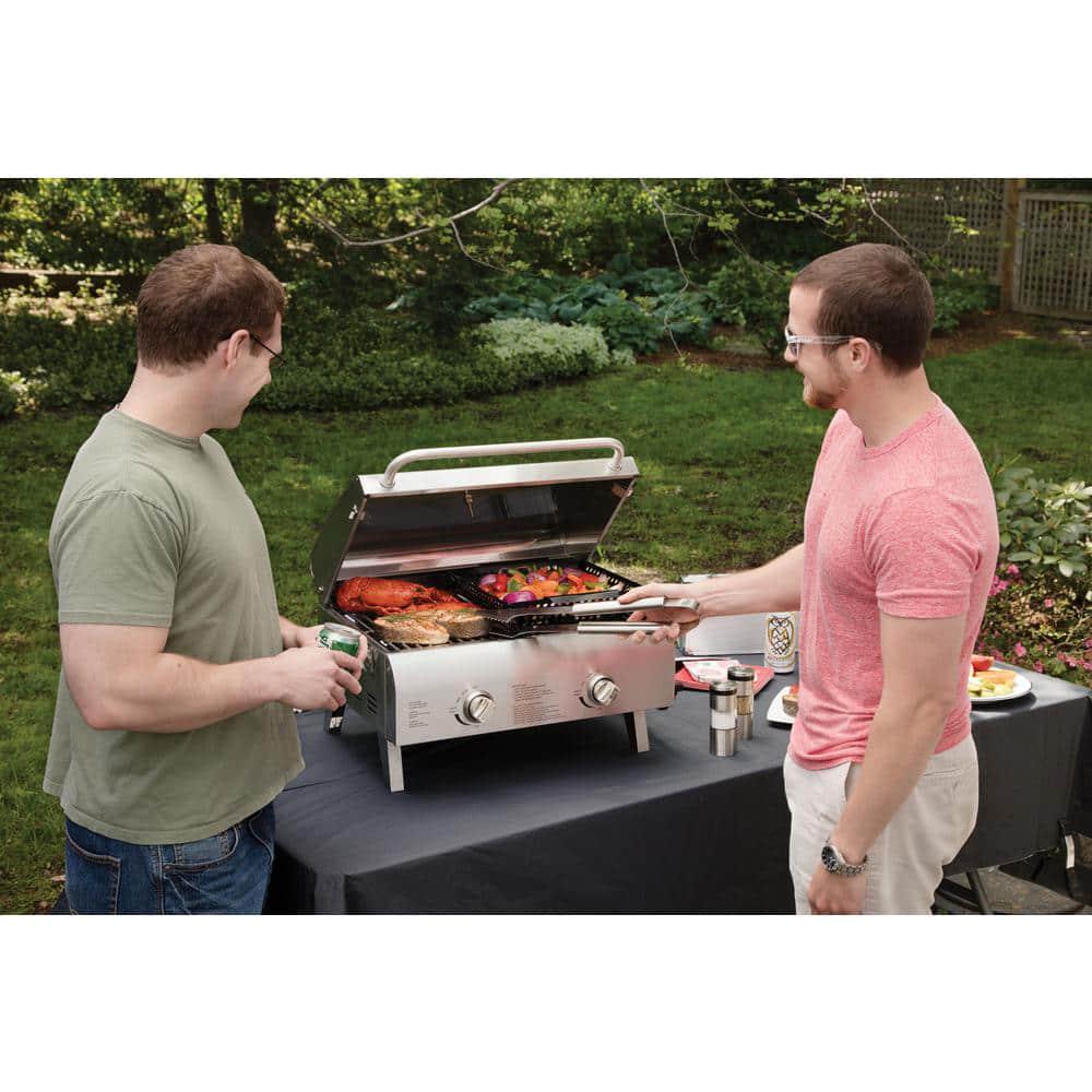 Cuisinart Portable Propane Tabletop Grill in Stainless Steel