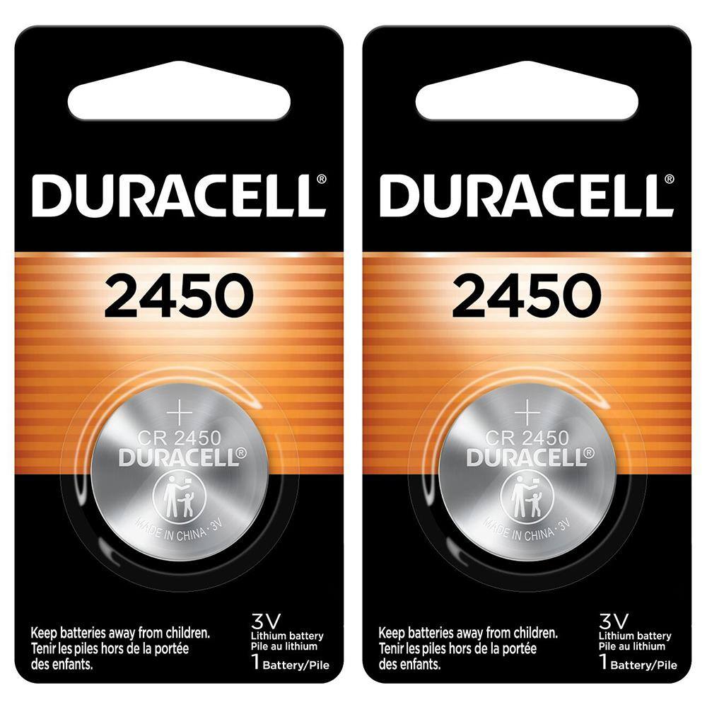 Duracell 2450 Lithium Coin 1-Count Battery Mix Pack (2 Total Batteries) 004133304304